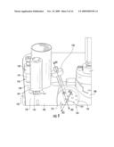 DEVICE AND METHOD FOR LABELING VIALS USEFUL IN SYSTEM FOR DISPENSING PRESCRIPTIONS diagram and image