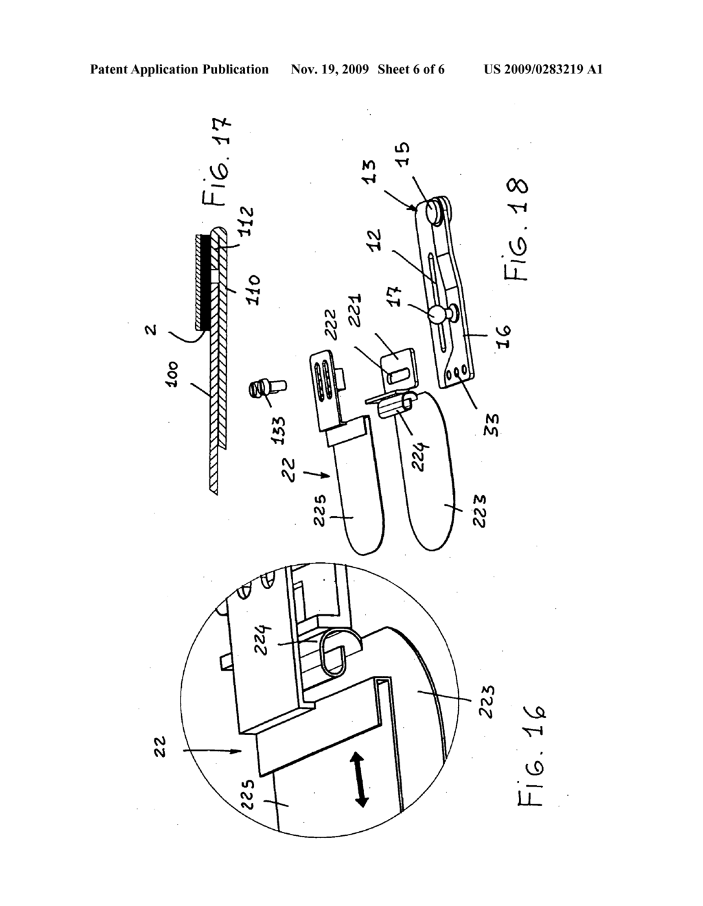 Adhesive applying apparatus for applying an adhesive compound on fabric material - diagram, schematic, and image 07