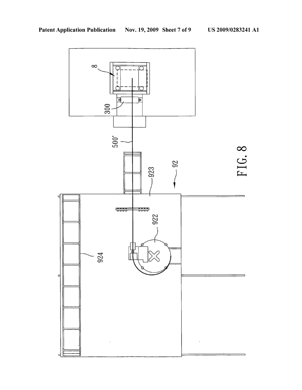 Equipment for continuous casting operation - diagram, schematic, and image 08