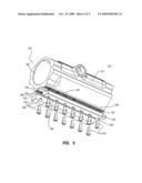 PNUEMATIC DRIFTER WITH REPLACEABLE FOOT PIECES diagram and image