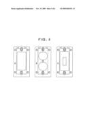 Face slide weatherproof electric enclosure diagram and image