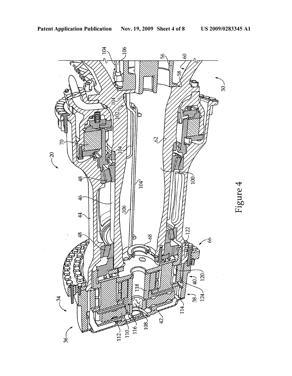 Axle assembly for electric drive machine - diagram, schematic, and image 05