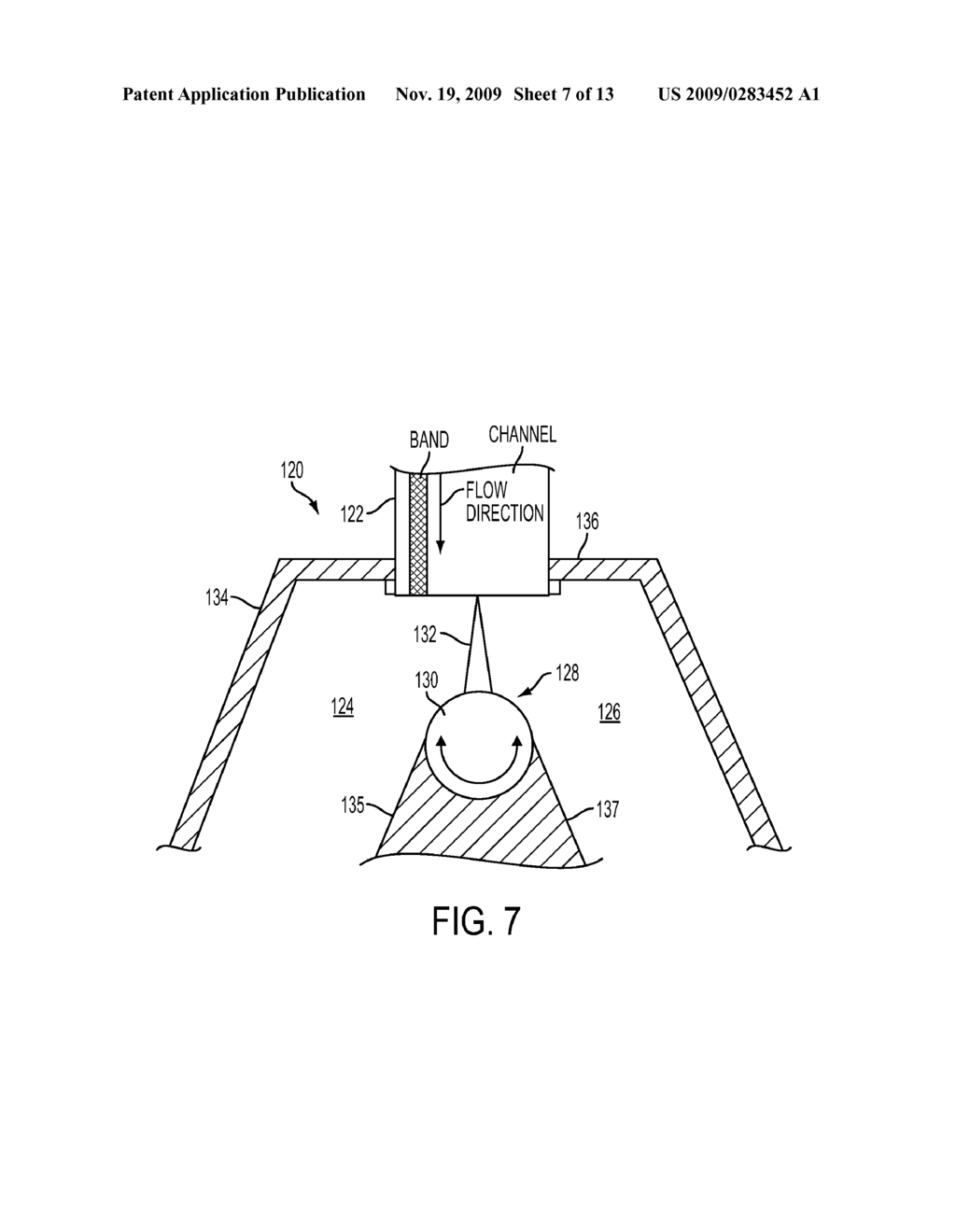 METHOD AND APPARATUS FOR SPLITTING FLUID FLOW IN A MEMBRANELESS PARTICLE SEPARATION SYSTEM - diagram, schematic, and image 08