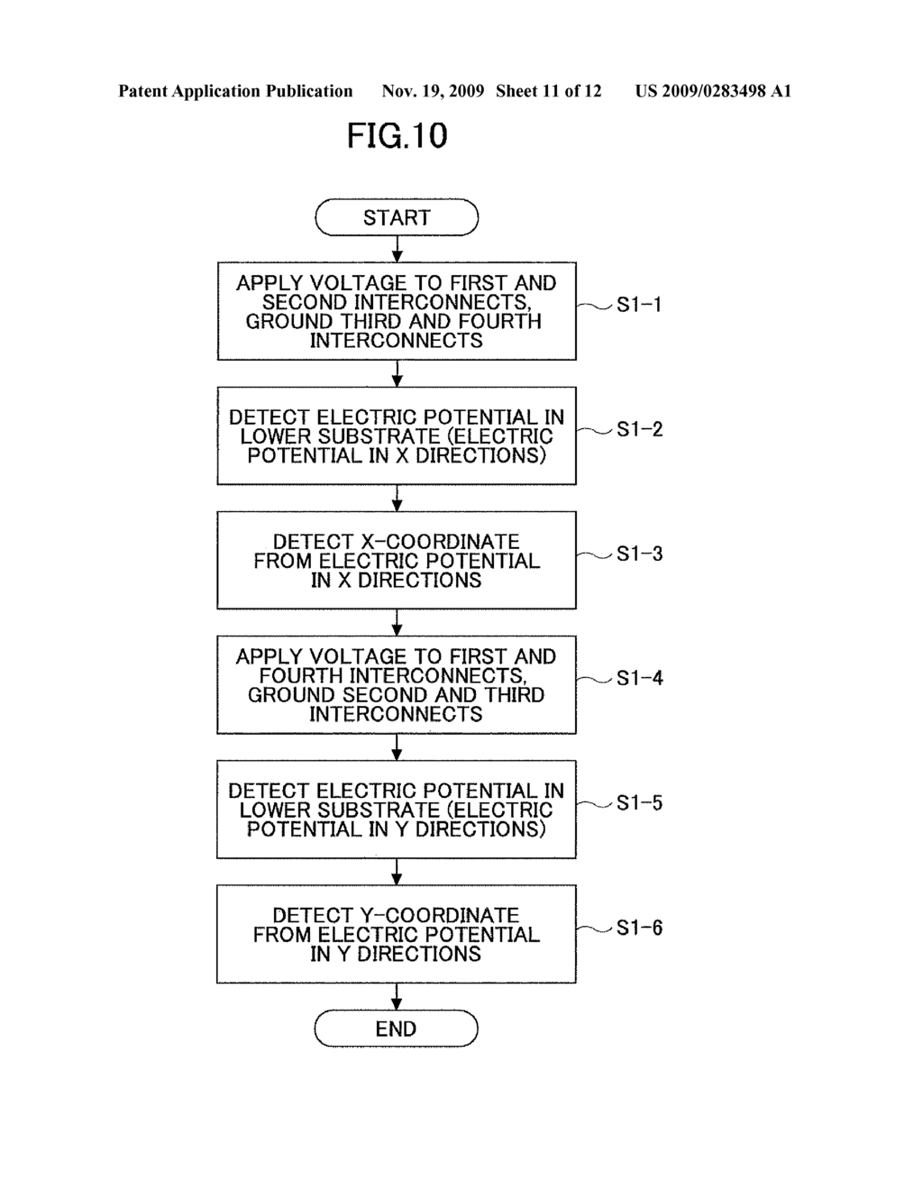 METHOD FOR MANUFACTURING COORDINATE DETECTOR - diagram, schematic, and image 12