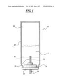 Spray products with particles and improved valve for inverted dispensing without clogging diagram and image