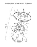 RECORDING-PAPER-ROLL SUPPORTING DEVICE AND PRINTER diagram and image