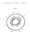 RECORDING-PAPER-ROLL SUPPORTING DEVICE AND PRINTER diagram and image