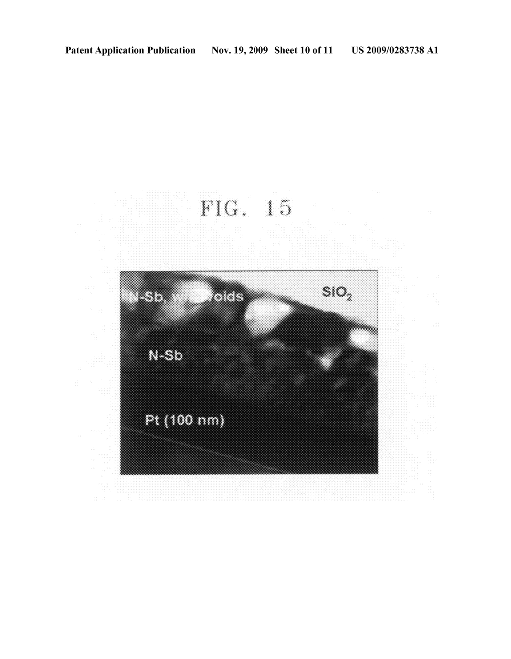 Phase-change memory using single element semimetallic layer - diagram, schematic, and image 11