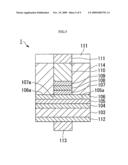 NITRIDE SEMICONDUCTOR LIGHT-EMITTING DEVICE AND PRODUCTION METHOD THEREOF diagram and image