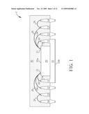 QFN SEMICONDUCTOR PACKAGE AND FABRICATION METHOD THEREOF diagram and image