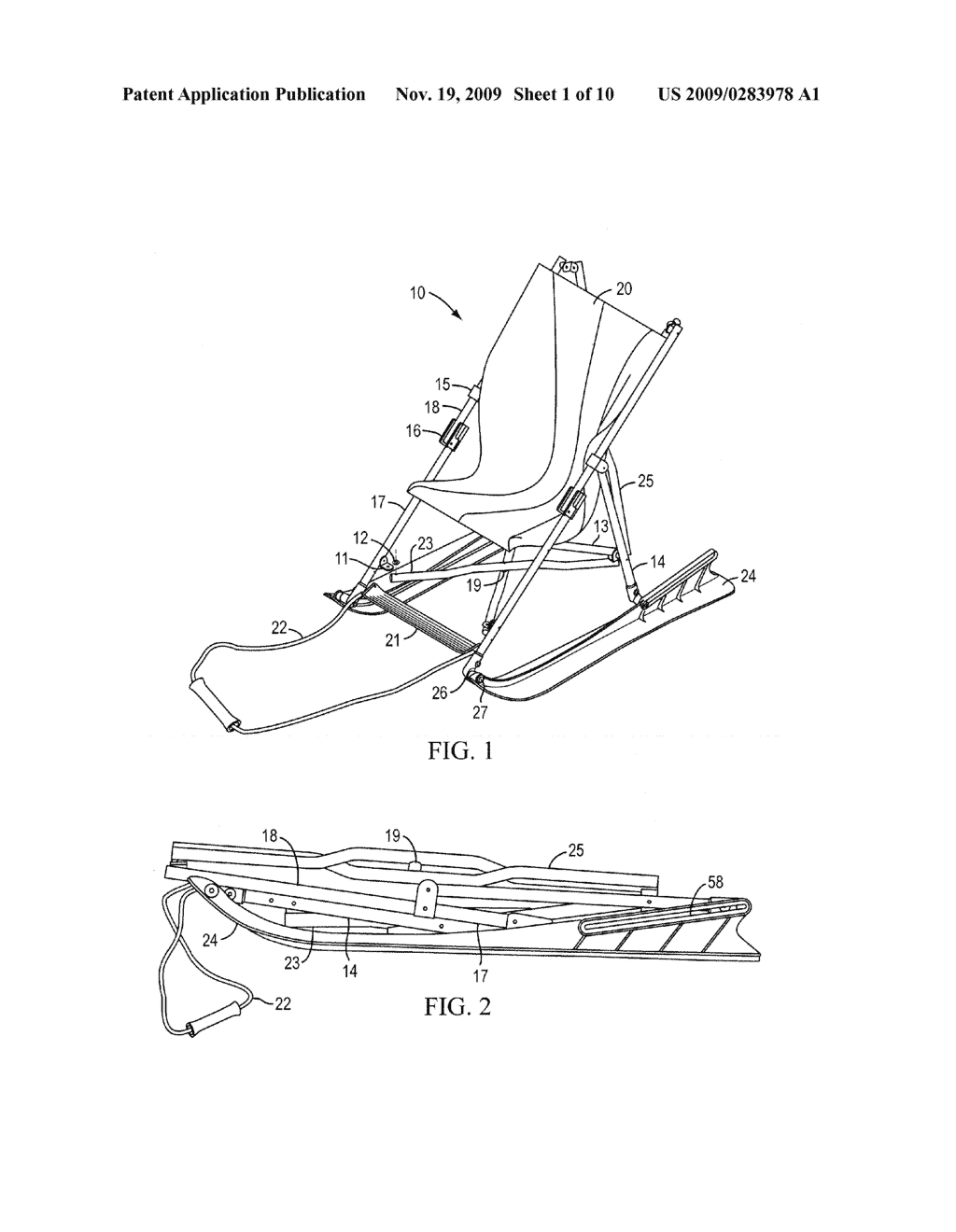 DEVICE FOR TRANSPORTING A TODDLER ACROSS SNOW - diagram, schematic, and image 02