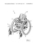 Wheelchair construction diagram and image