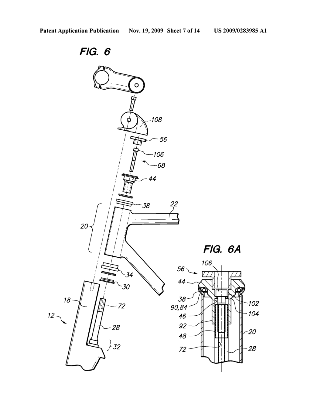 Bicycle Front Fork Assembly - diagram, schematic, and image 08