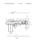 Internal fluid handling for hydro-generator submerged in water diagram and image