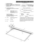 Sunshade device for motor-vehicles, with shape memory actuator diagram and image