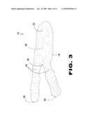 Ski Cover for a Snowmobile Ski diagram and image