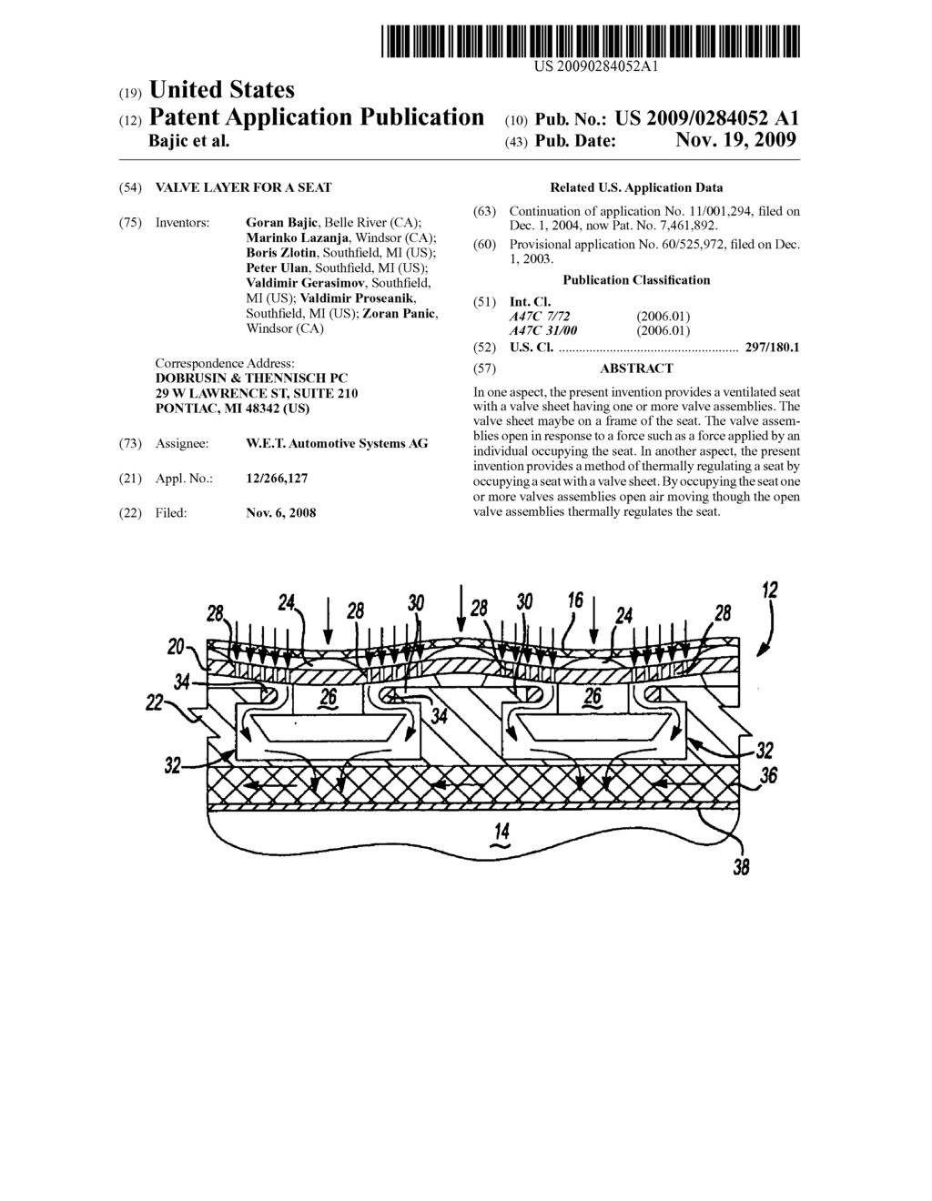 VALVE LAYER FOR A SEAT - diagram, schematic, and image 01