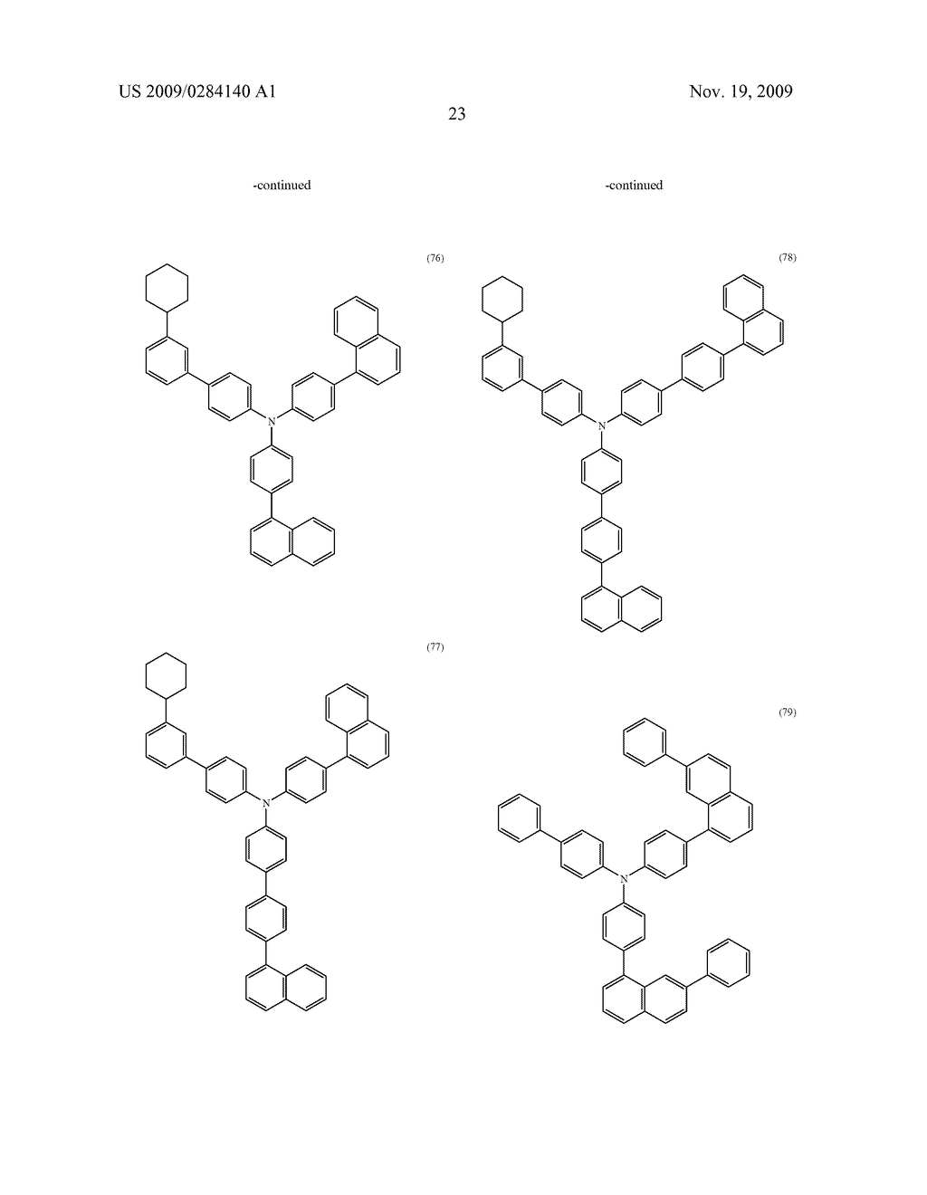 Triarylamine Derivative, Light-Emitting Substance, Light-Emitting Element, Light-Emitting Device, and Electronic Device - diagram, schematic, and image 46