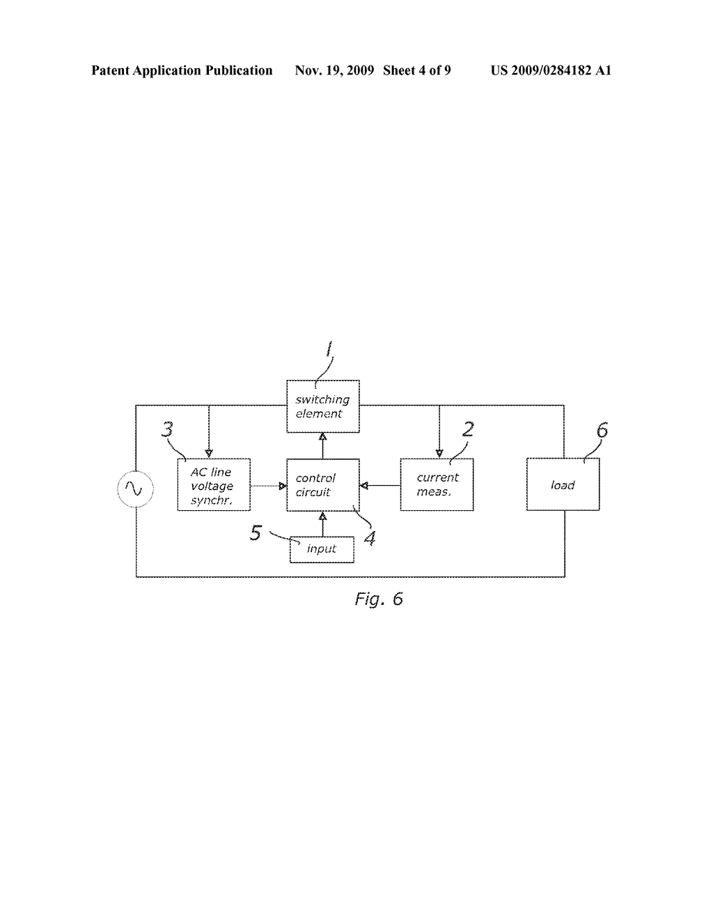 Method For Dimming Non-Linear Loads Using An AC Phase Control Scheme And A Universal Dimmer Using The Method - diagram, schematic, and image 05