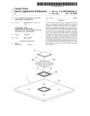 Test method and device for land grid array components diagram and image