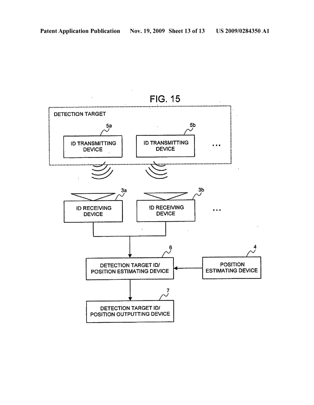 DETECTION TARGET IDENTIFYING/POSITION ESTIMATING SYSTEM, ITS METHOD, AND PROGRAM - diagram, schematic, and image 14