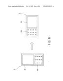 Keypad structure with multi-mode display function diagram and image