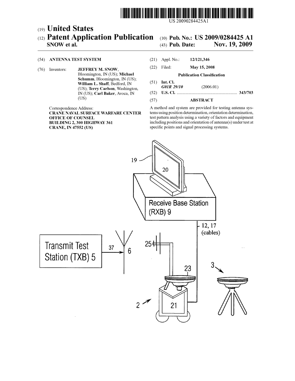 ANTENNA TEST SYSTEM - diagram, schematic, and image 01