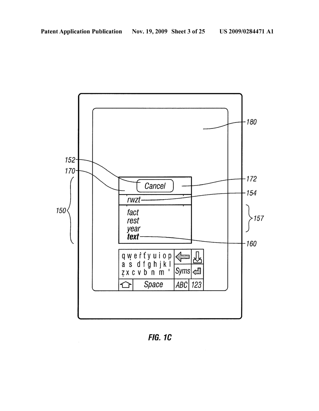 Virtual Keyboard System with Automatic Correction - diagram, schematic, and image 04