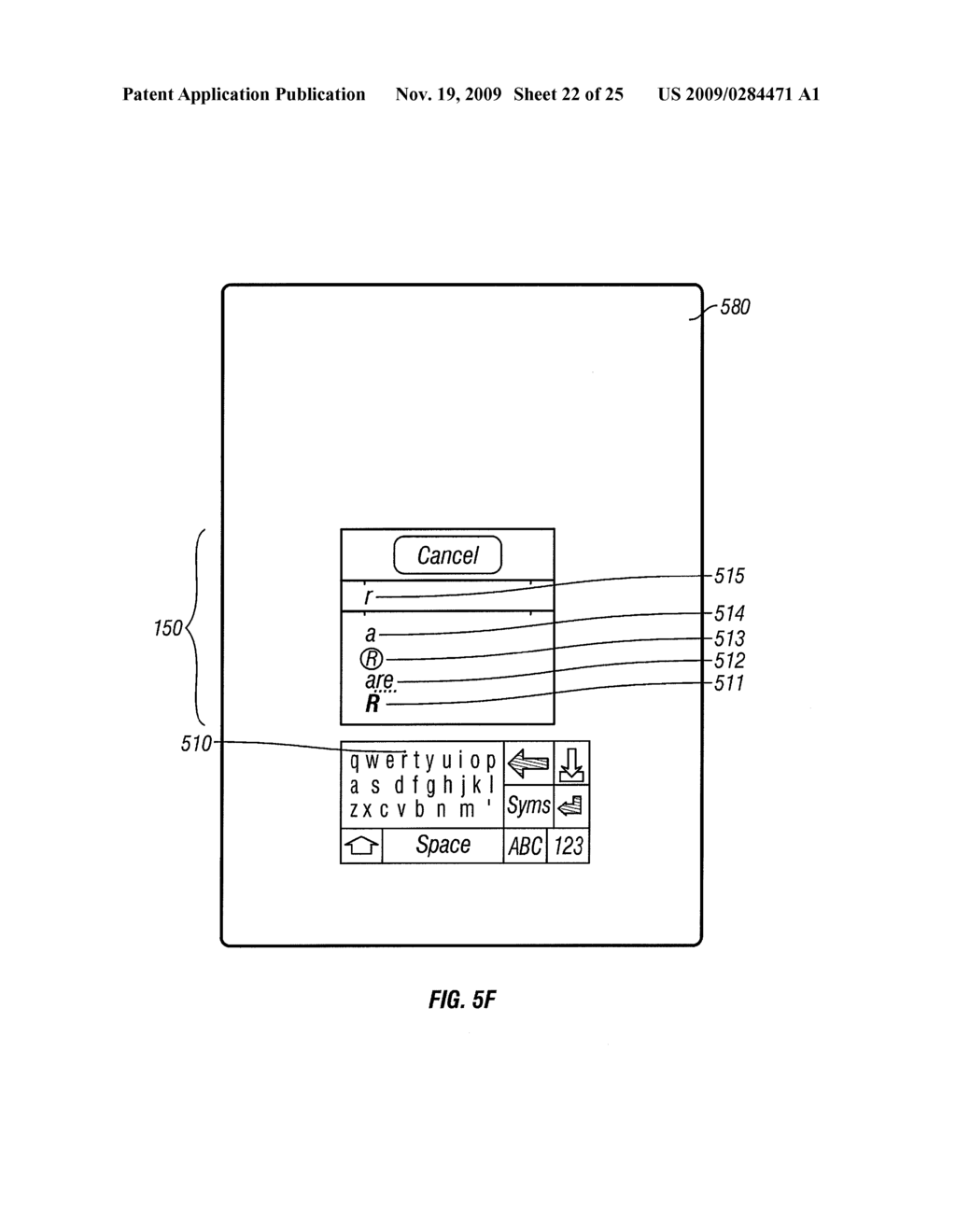 Virtual Keyboard System with Automatic Correction - diagram, schematic, and image 23