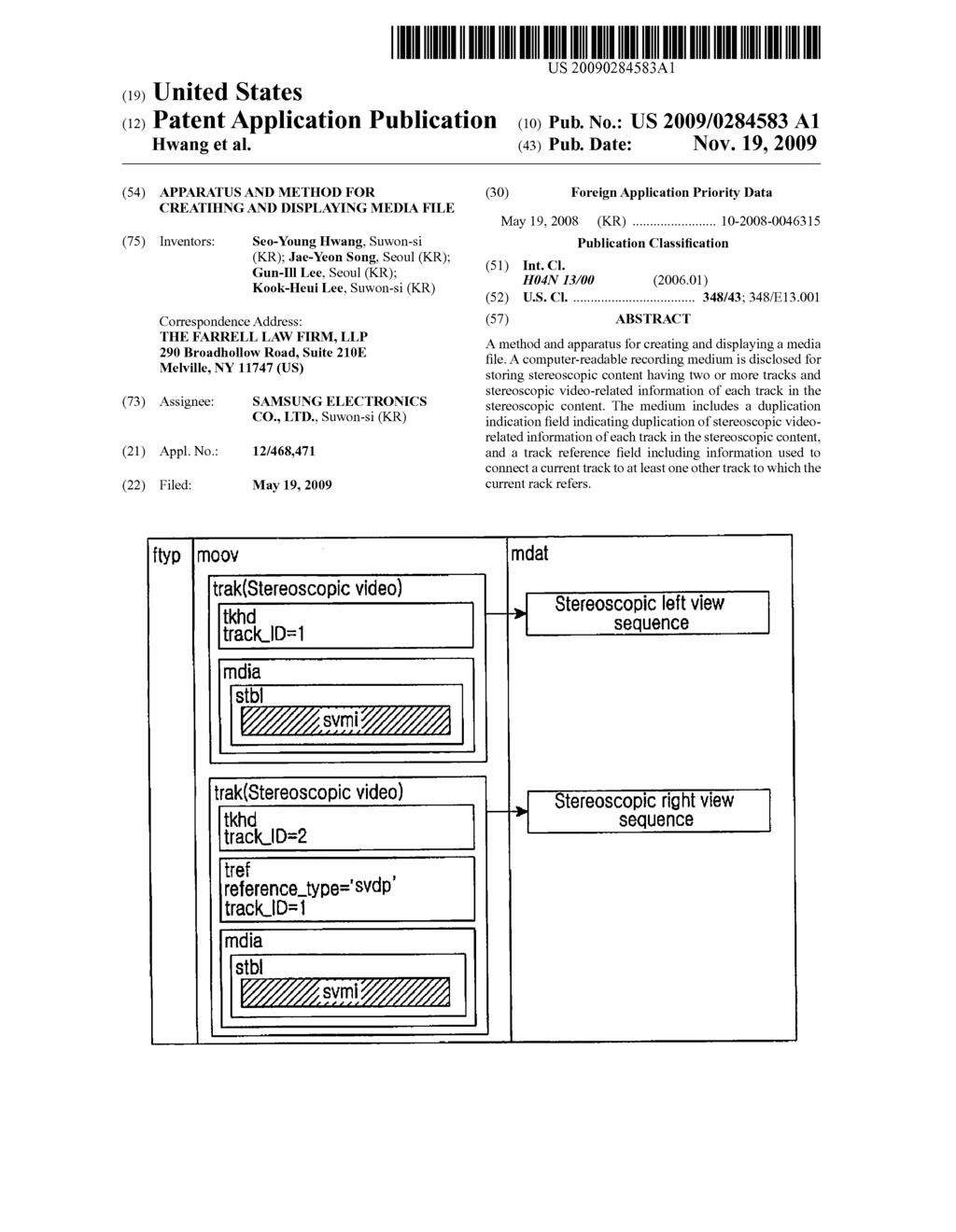 APPARATUS AND METHOD FOR CREATIHNG AND DISPLAYING MEDIA FILE - diagram, schematic, and image 01