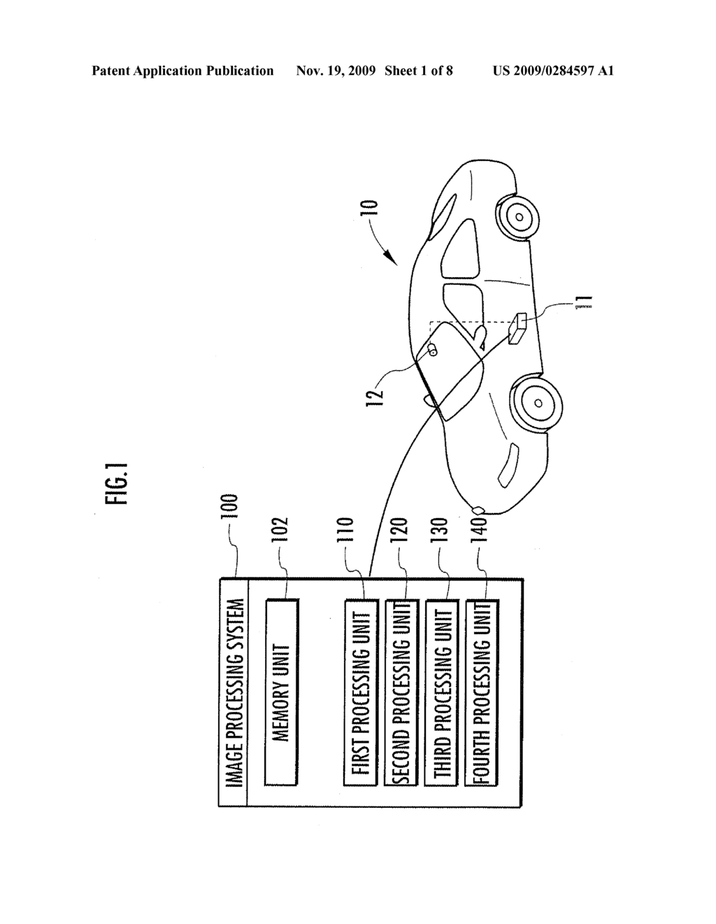 VEHICLE, IMAGE PROCESSING SYSTEM, IMAGE PROCESSING METHOD, IMAGE PROCESSING PROGRAM, AND STRUCTURE SYSTEM OF IMAGE PROCESSING SYSTEM - diagram, schematic, and image 02