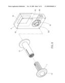 Remote-control door viewer surveillance system diagram and image