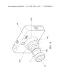 Remote-control door viewer surveillance system diagram and image