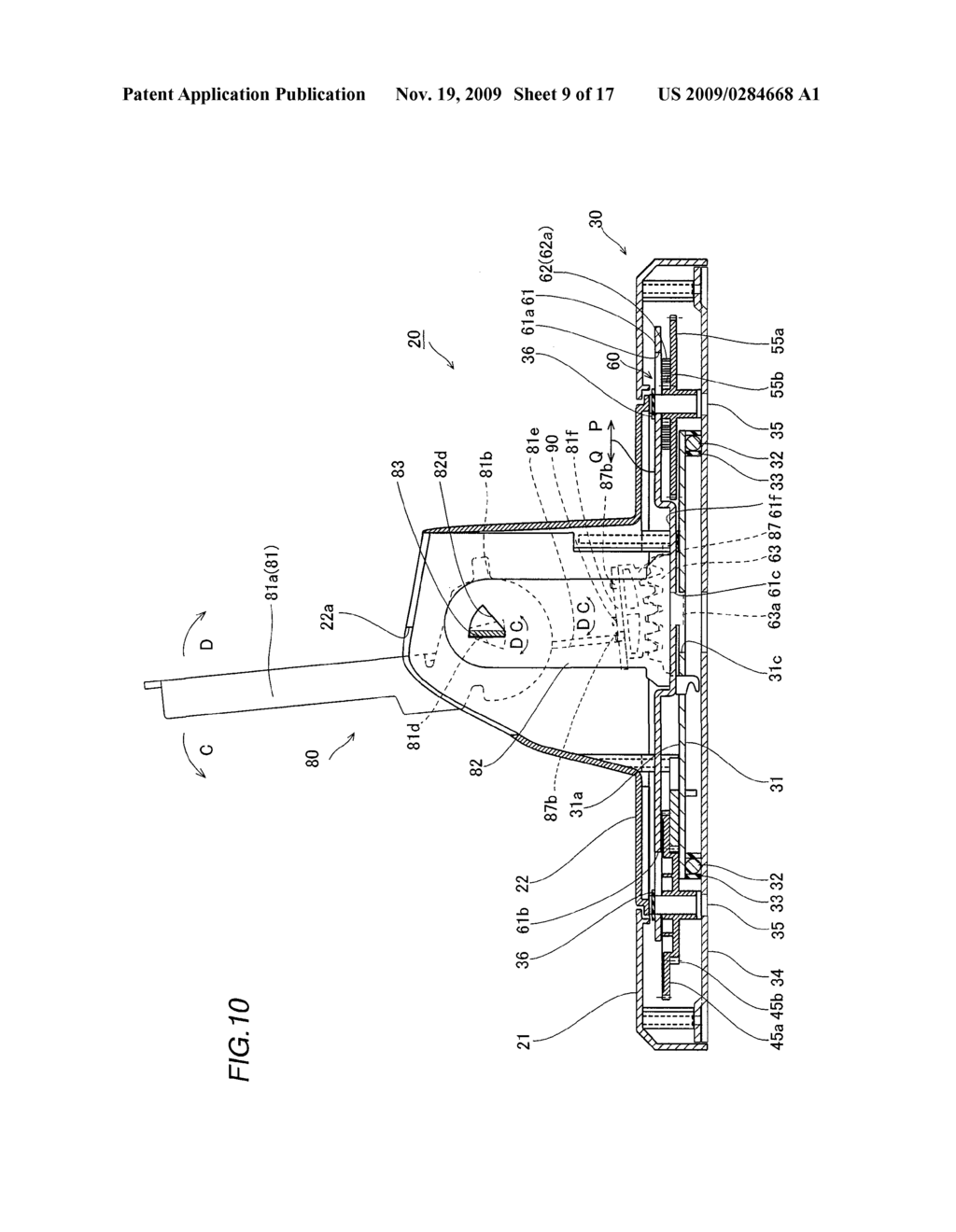 Display Screen Turning Apparatus and Television Set - diagram, schematic, and image 10