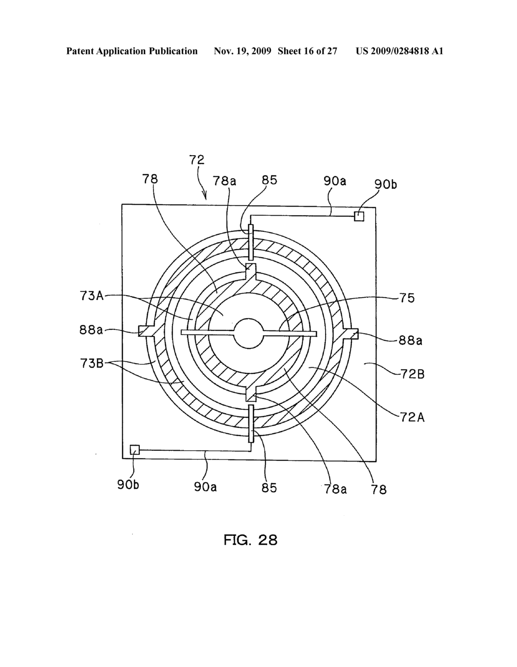 PIEZOELECTRIC MIRROR DEVICE, OPTICAL DEVICE USING THE PIEZOELECTRIC MIRROR DEVICE AND METHOD FOR MANUFACTURING PIEZOELECTRIC MIRROR DEVICE - diagram, schematic, and image 17