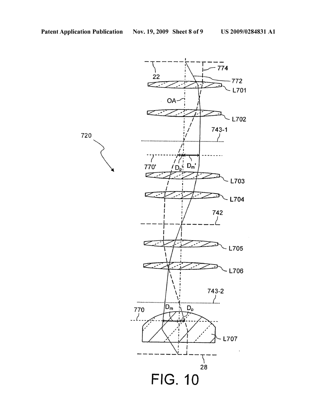 PROJECTION OBJECTIVE OF A MICROLITHOGRAPHIC PROJECTION EXPOSURE APPARATUS - diagram, schematic, and image 09