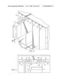 METHOD AND APPARATUS FOR MOUNTING SERVER BLADES IN A BLADE CHASSIS diagram and image