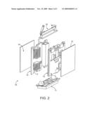 NESTED FIN INTEGRAL HEAT SINK ASSEMBLY FOR MULTIPLE HIGH POWER ELECTONIC CIRCUIT BOARD MODULES diagram and image