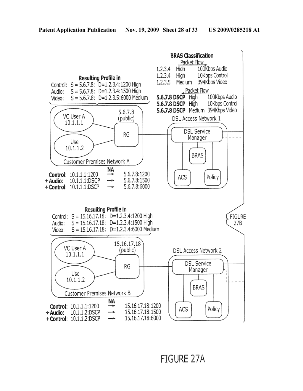 Managing quality of service in a communication network for applications - diagram, schematic, and image 29