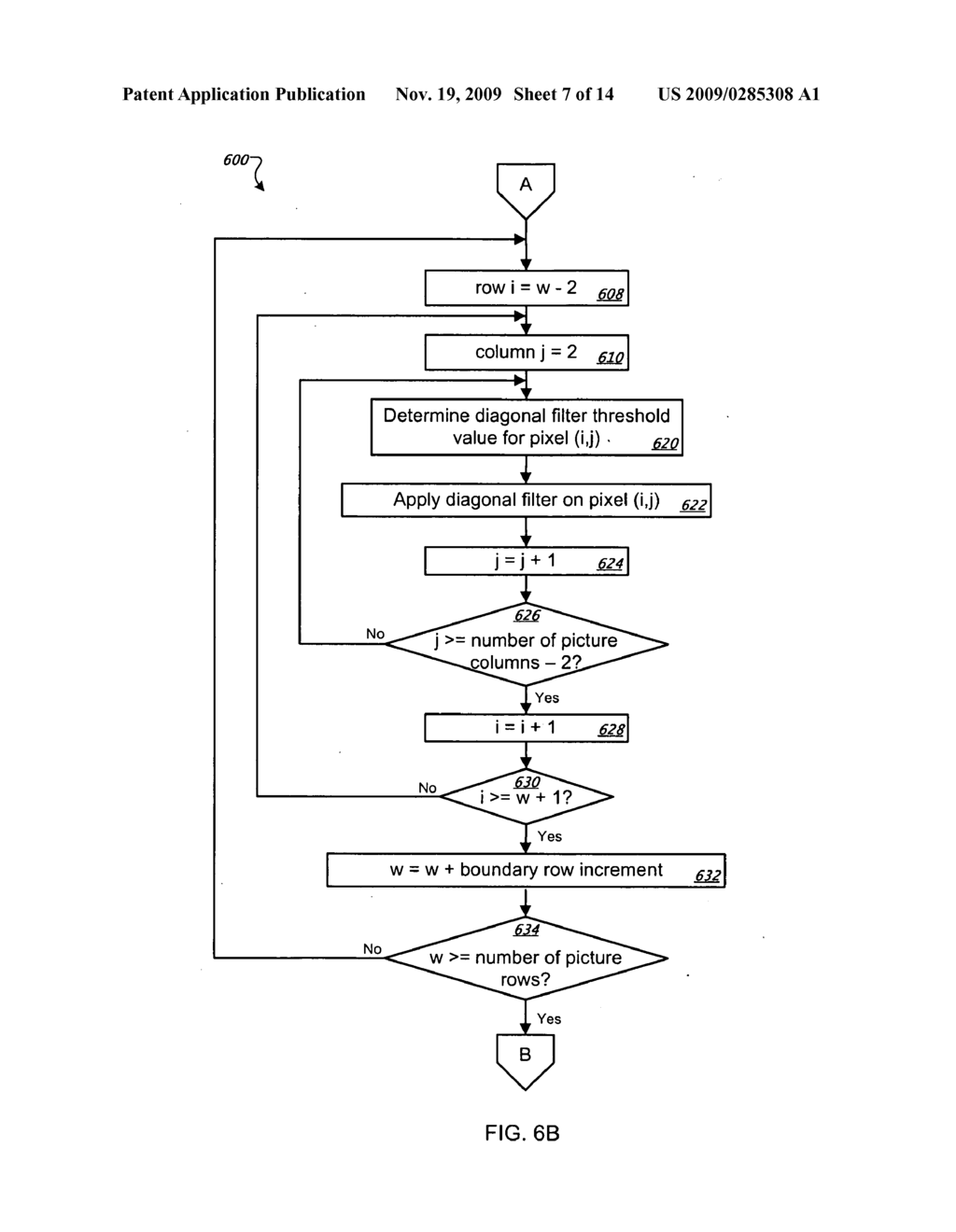 Deblocking algorithm for coded video - diagram, schematic, and image 08