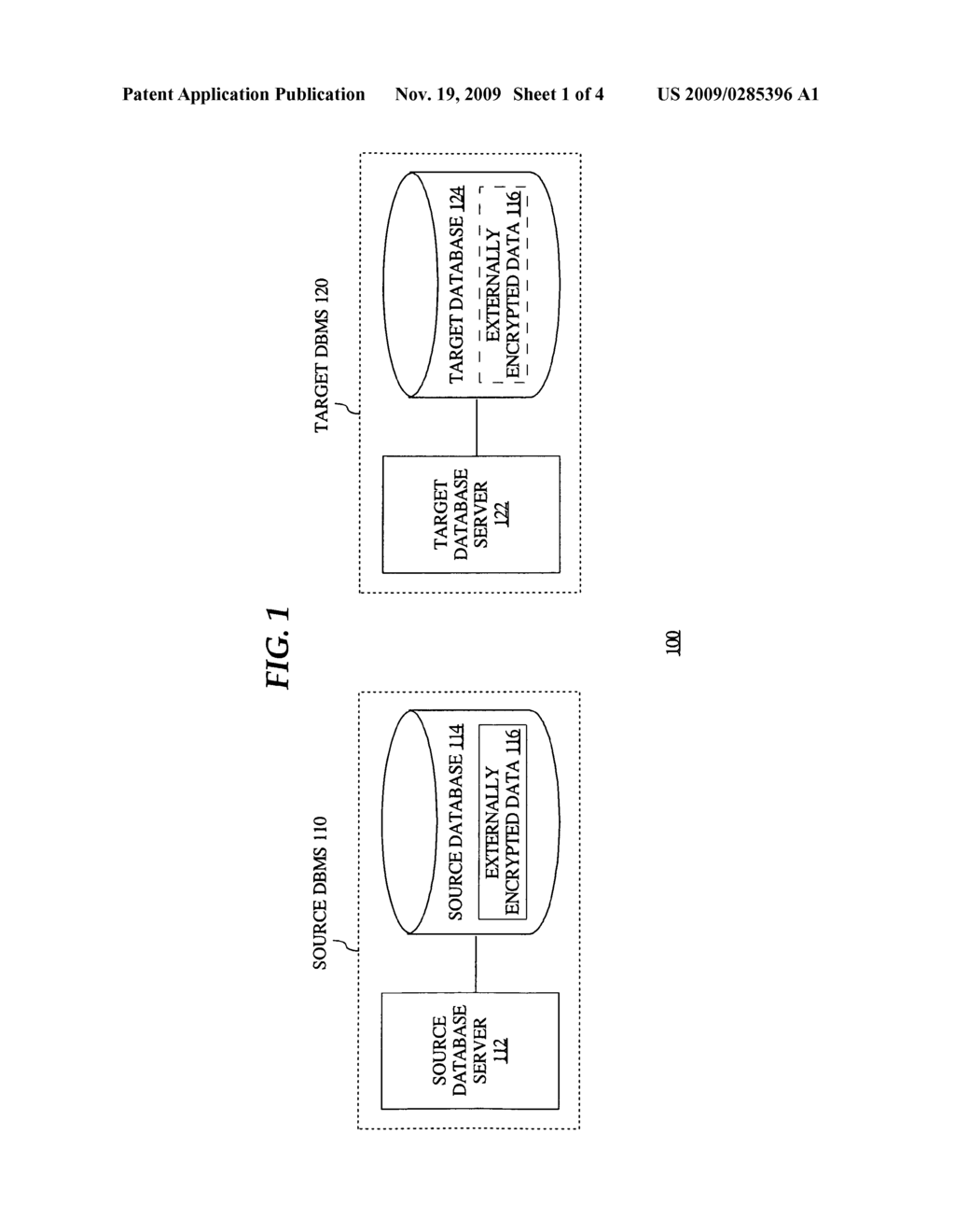 Database processing on externally encrypted data - diagram, schematic, and image 02