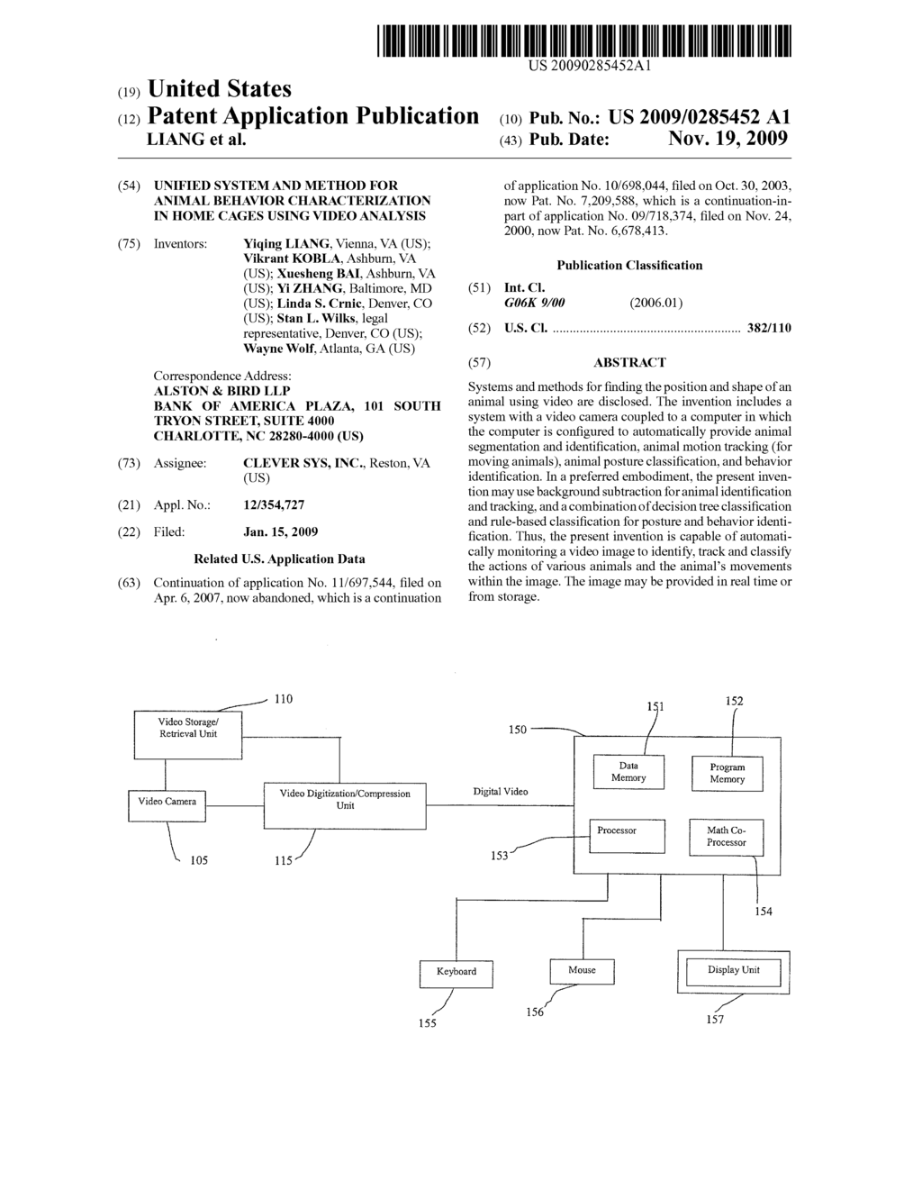 UNIFIED SYSTEM AND METHOD FOR ANIMAL BEHAVIOR CHARACTERIZATION IN HOME CAGES USING VIDEO ANALYSIS - diagram, schematic, and image 01