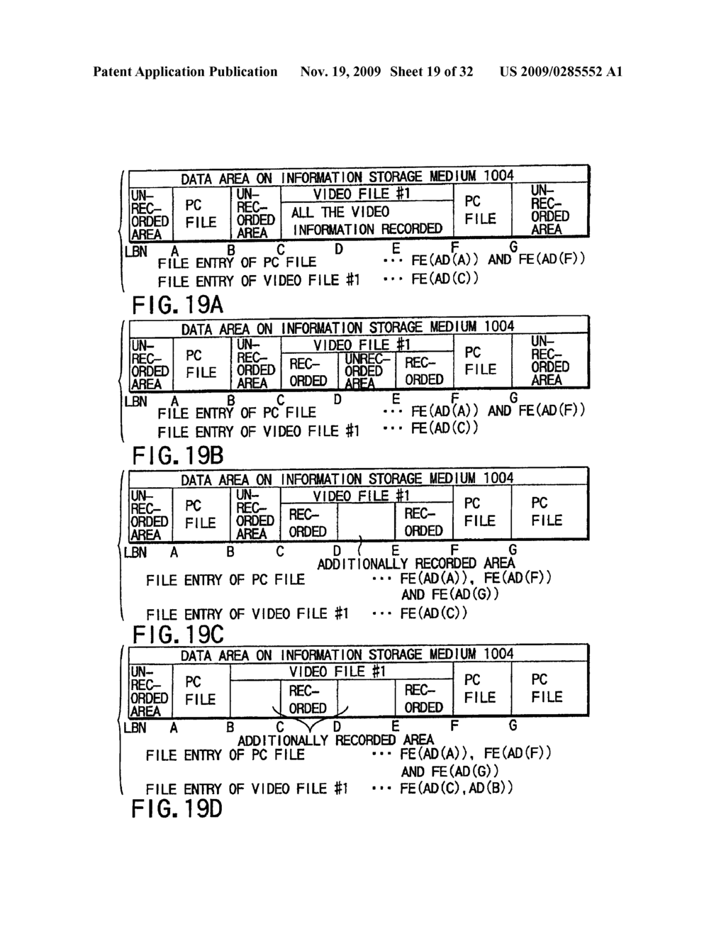 INFORMATION RECORDING METHOD, INFORMATION RECORDING MEDIUM, AND INFORMATION REPRODUCING METHOD, WHEREIN INFORMATION IS STORED ON A DATA RECORDING PORTION AND A MANAGEMENT INFORMATION RECORDING PORTION - diagram, schematic, and image 20