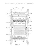 Infrared room heater system diagram and image