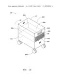 Infrared room heater system diagram and image