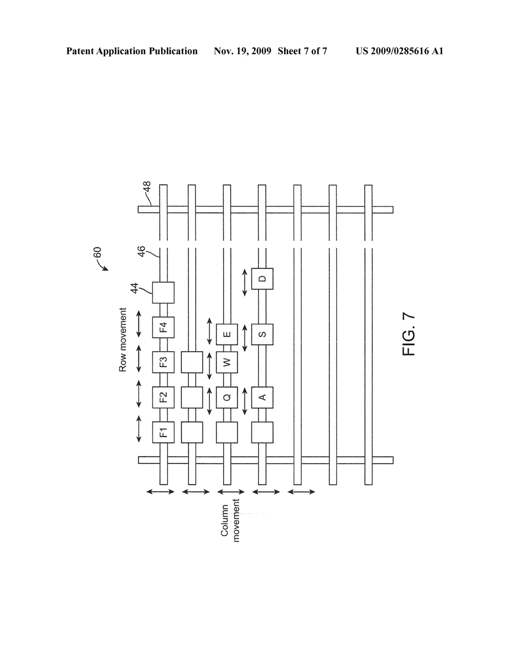 METHOD AND APPARATUS FOR RECONFIGURABLE KEY POSITIONING ON A KEYBOARD - diagram, schematic, and image 08