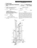 COMPACT SYSTEM FOR LIFTING AND MOVING A PRESSURIZED TANK diagram and image