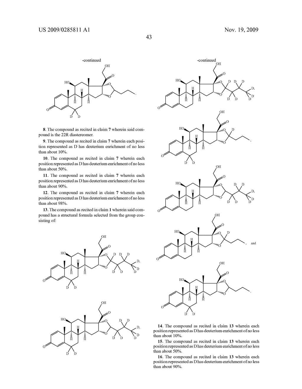 ANTI-INFLAMMATORY AND IMMUNOSUPPRESSIVE GLUCOCORTICOID STEROIDS - diagram, schematic, and image 44