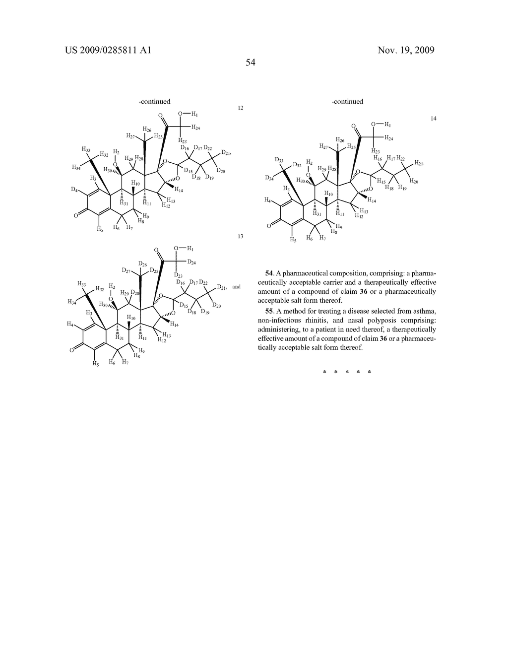 ANTI-INFLAMMATORY AND IMMUNOSUPPRESSIVE GLUCOCORTICOID STEROIDS - diagram, schematic, and image 55
