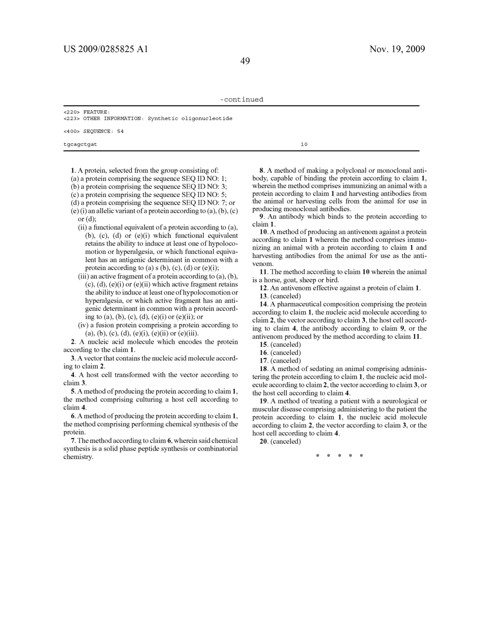 NOVEL SNAKE TOXIN - diagram, schematic, and image 86